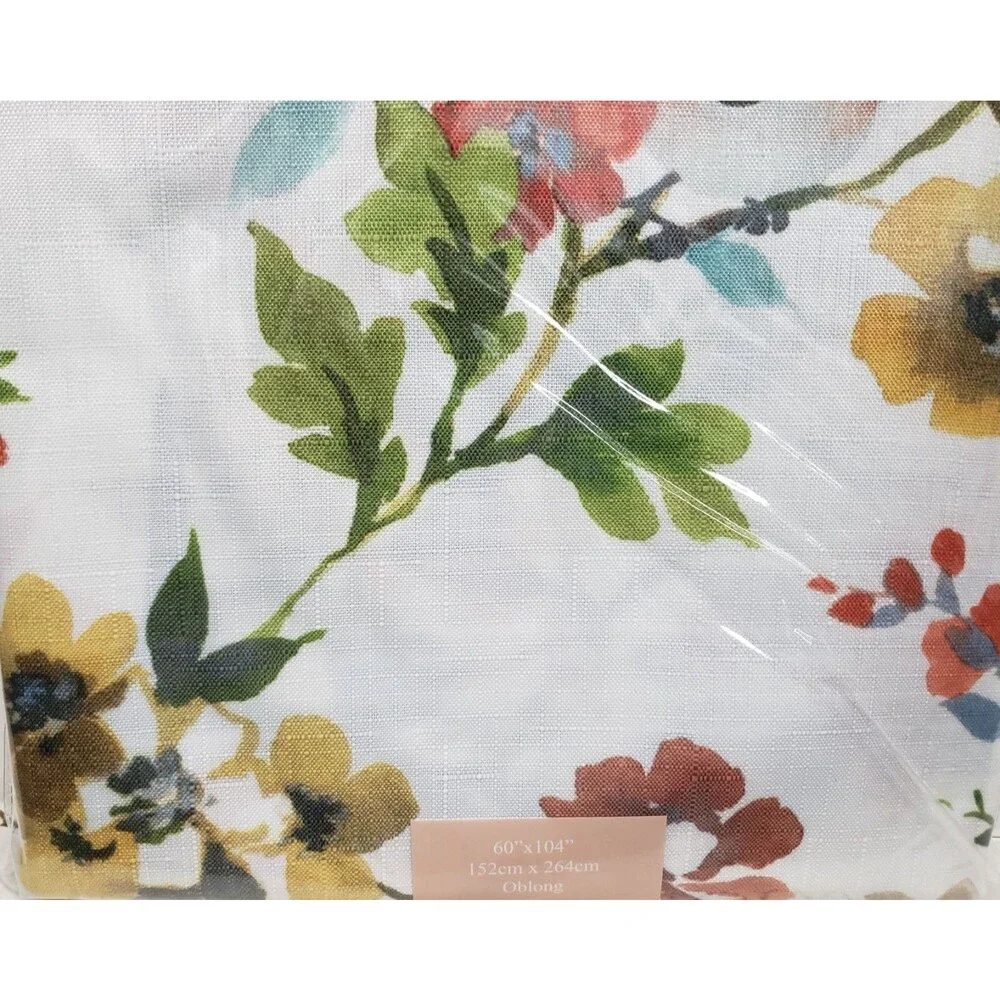 Printed Fabric Tablecloth,60